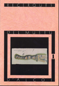 Portada Recerques del Museu d'Alcoi, 1992, Núm. 1