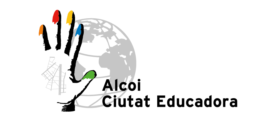 Logo Alcoi ciutat educadora