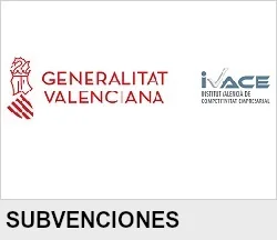 Banner Generalitat Valenciana IVACE - Institut Valencià de Competitivitat Empresarial. Subvenciones