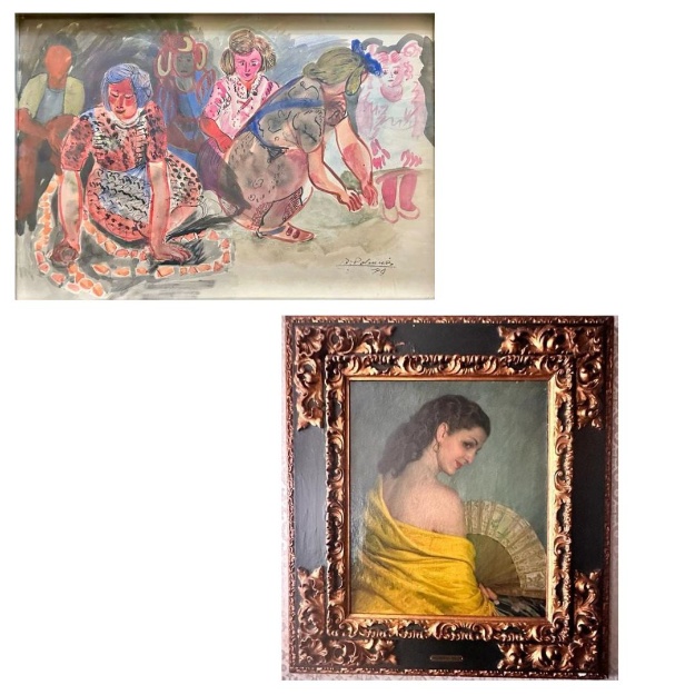 Quadre de Benjamín Palencia i quadre de Rigoberto Soler que se incorporan a la colección municipal