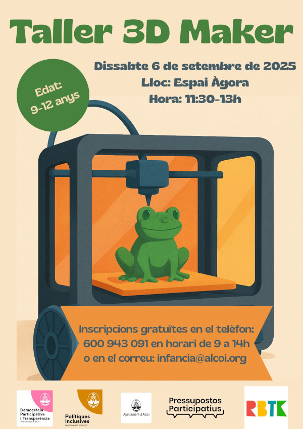 Cartel Taller 3D Maker