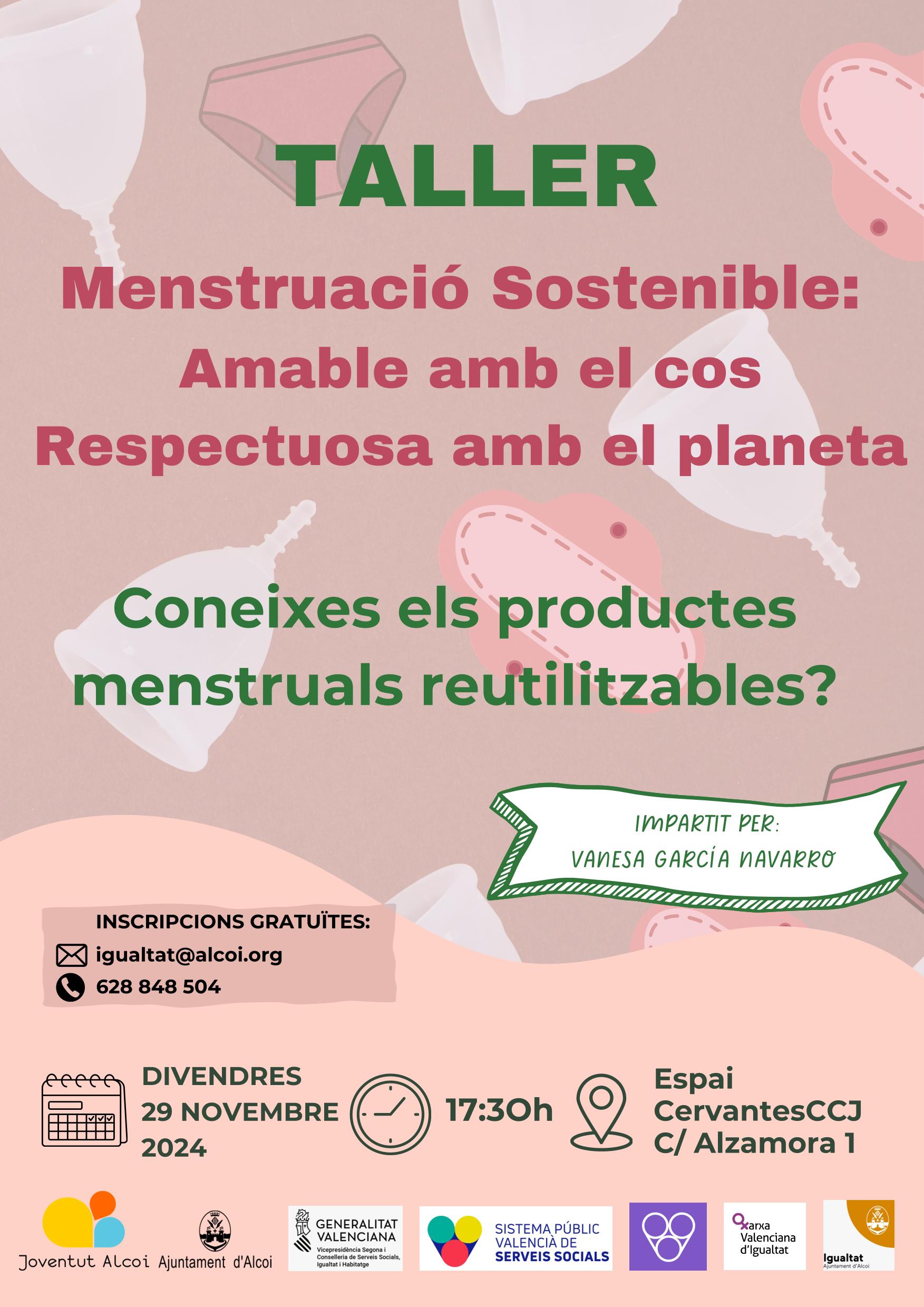 Cartell mesntruació sostenible
