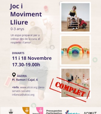 Cartell Joc i Moviment Lliure 0-3 anys