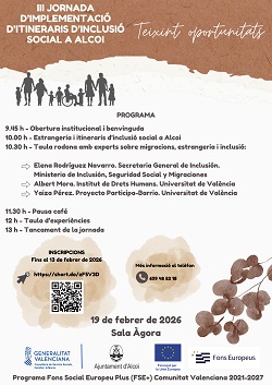 Cartell 'III Jornades d'inclusió social'