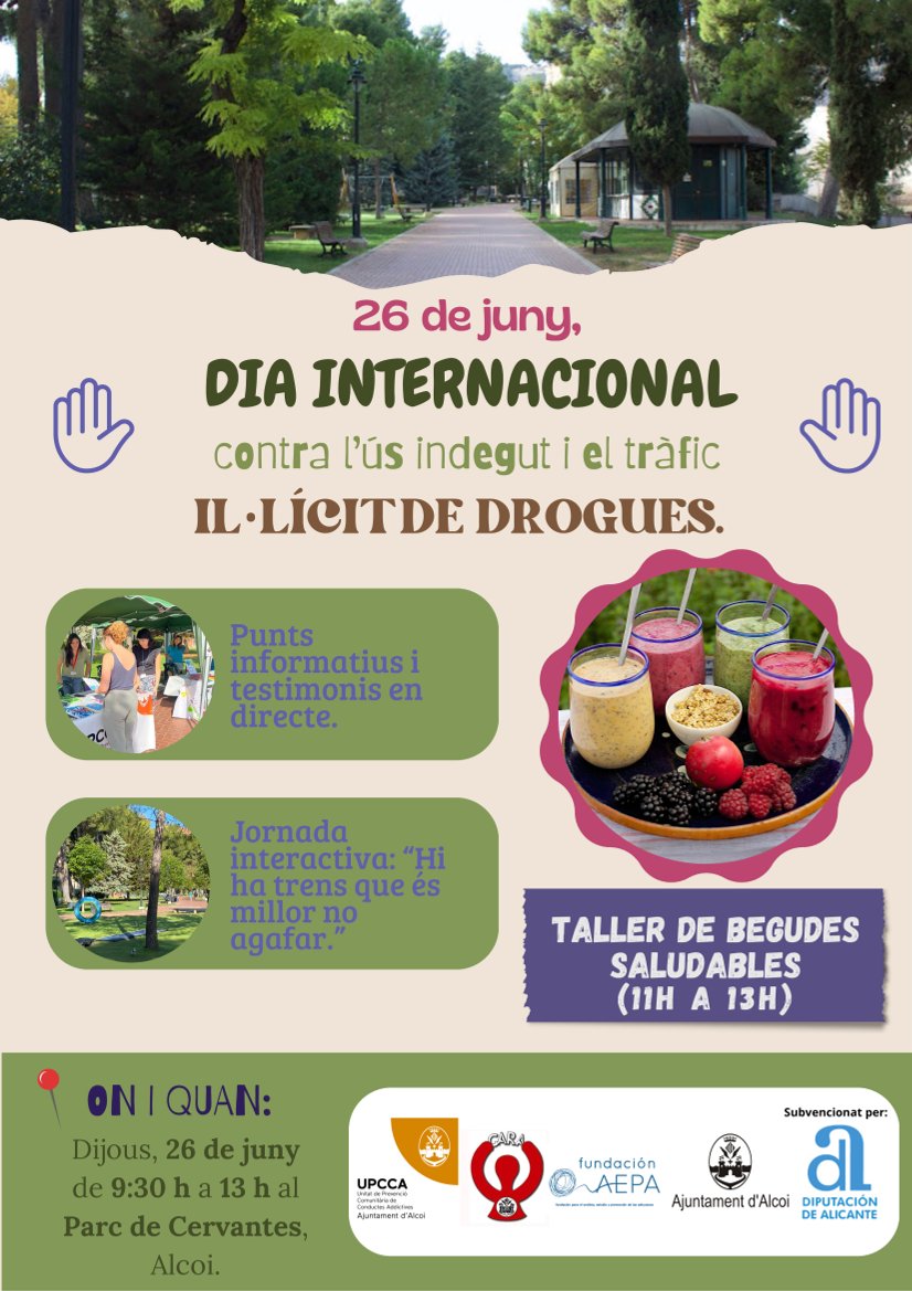 Cartell dia internacional de la lluita contra les drogues