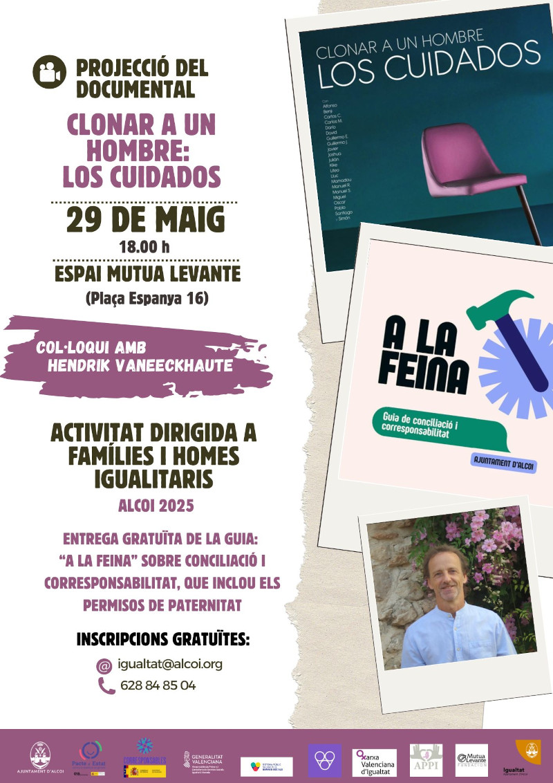 Cartell 'Documental Clonar a un hombre: Los cuidados'