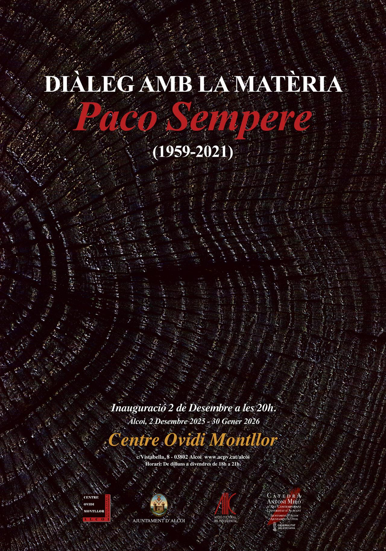CARTELL Paco Sempere