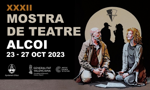 Cartell XXXII Mostra de Teatre d'Alcoi del 23 al 27 d'octubre de 2023