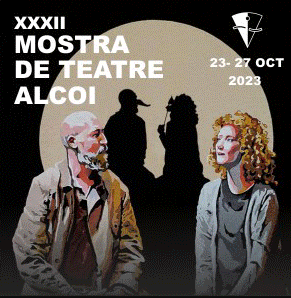 Cartel XXXII Mostra de Teatre d'Alcoi del 23 al 27 de octubre de 2023