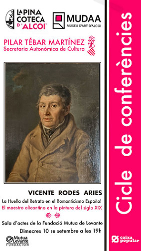 Cartell cicle de conferències de la Pinacoteca d'Alcoi