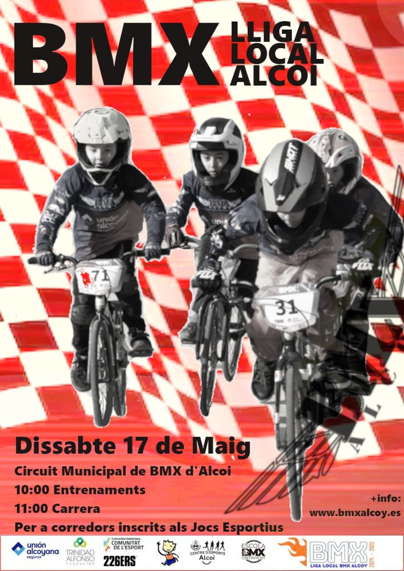 Cartell BMX lliga Local Alcoi