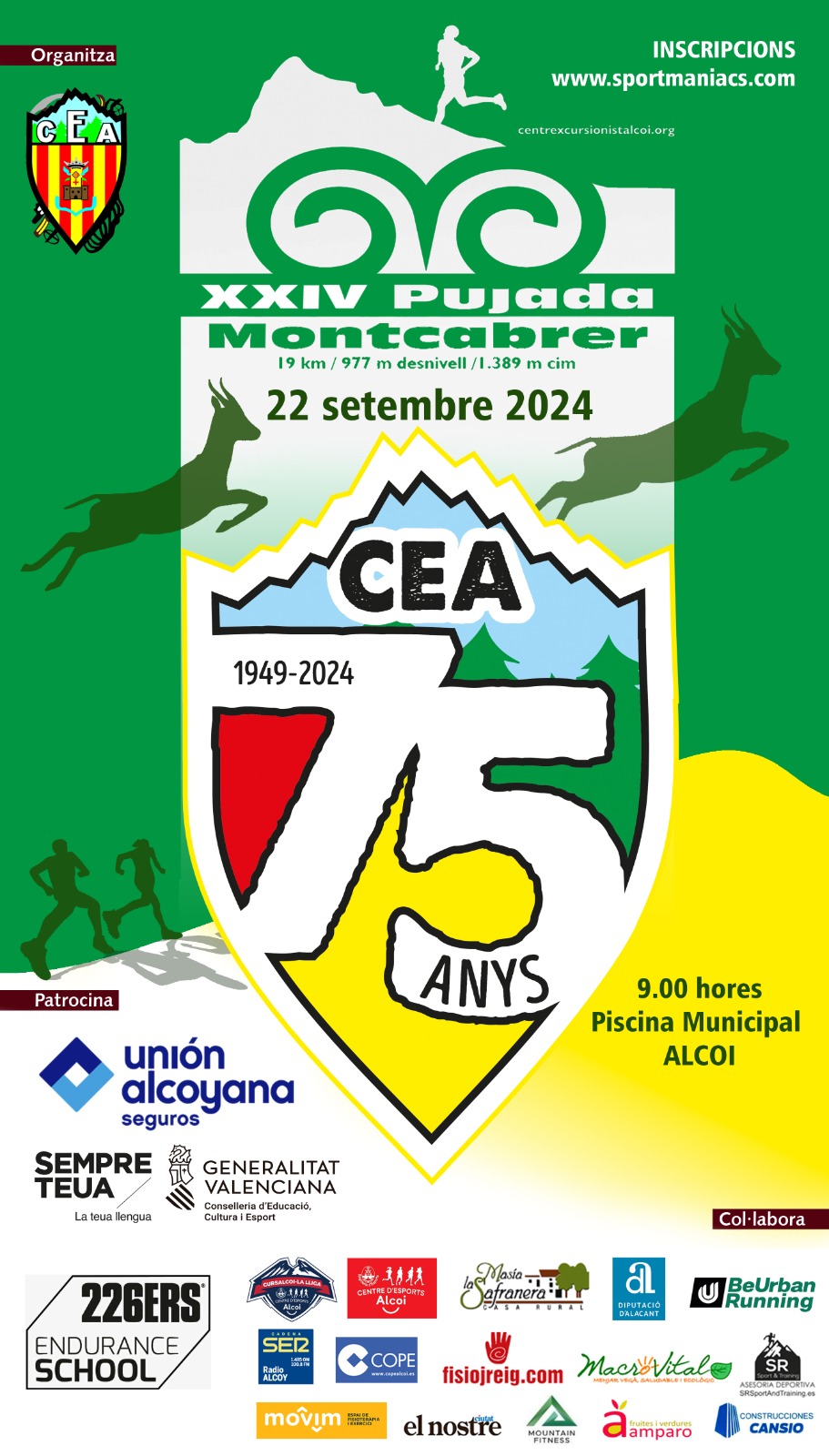 Cartell Pujada a Montcabrer