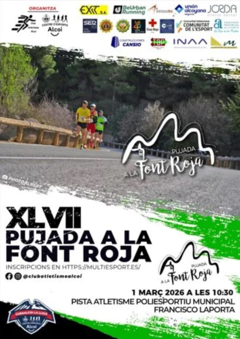 Cartell pujada Font Roja