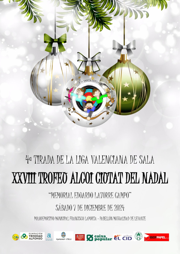 Cartell Tir amb arc ciutat de nadal 2024