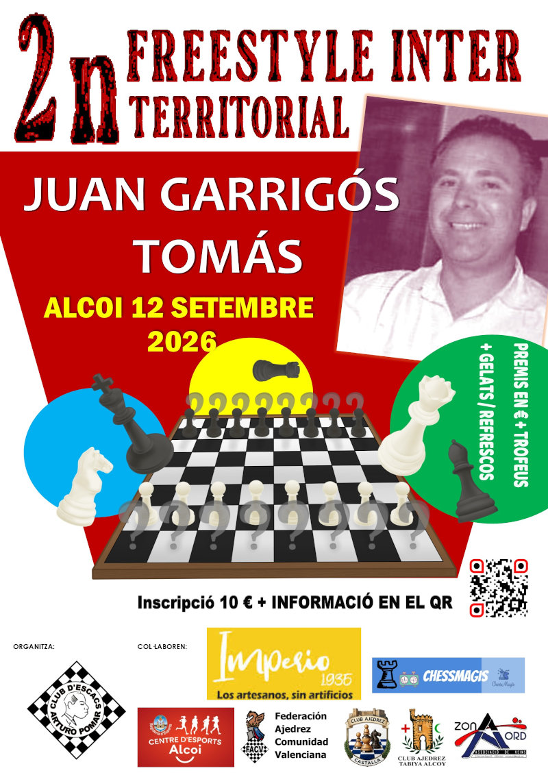 Cartell Freestyle Interterritorial Juan Garrigós Tomás 2026