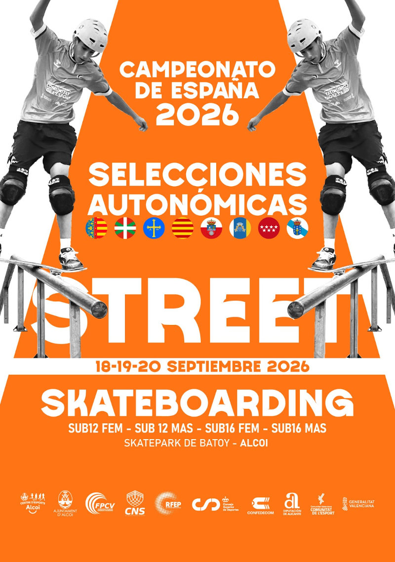 Cartell Campionat Skateboarding