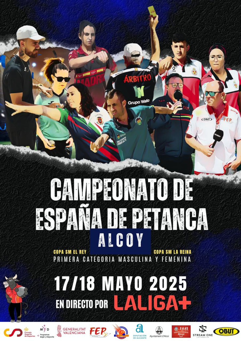 Cartell Campionat Espanya Petanca