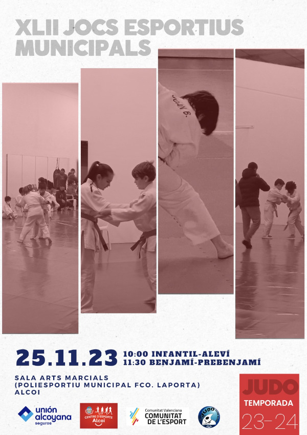 Cartell 1ª jornada judo XLII Jocs Esportius Municipals