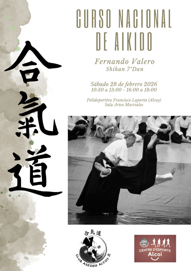 Cartell curs nacional Aikido