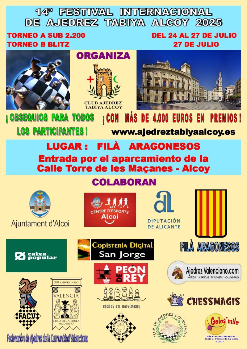 Cartel Festival Internacional Tabiya Alcoy 2025