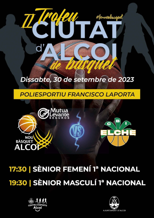 Cartell II Trofeu Ciutat d'Alcoi de Bàsquet