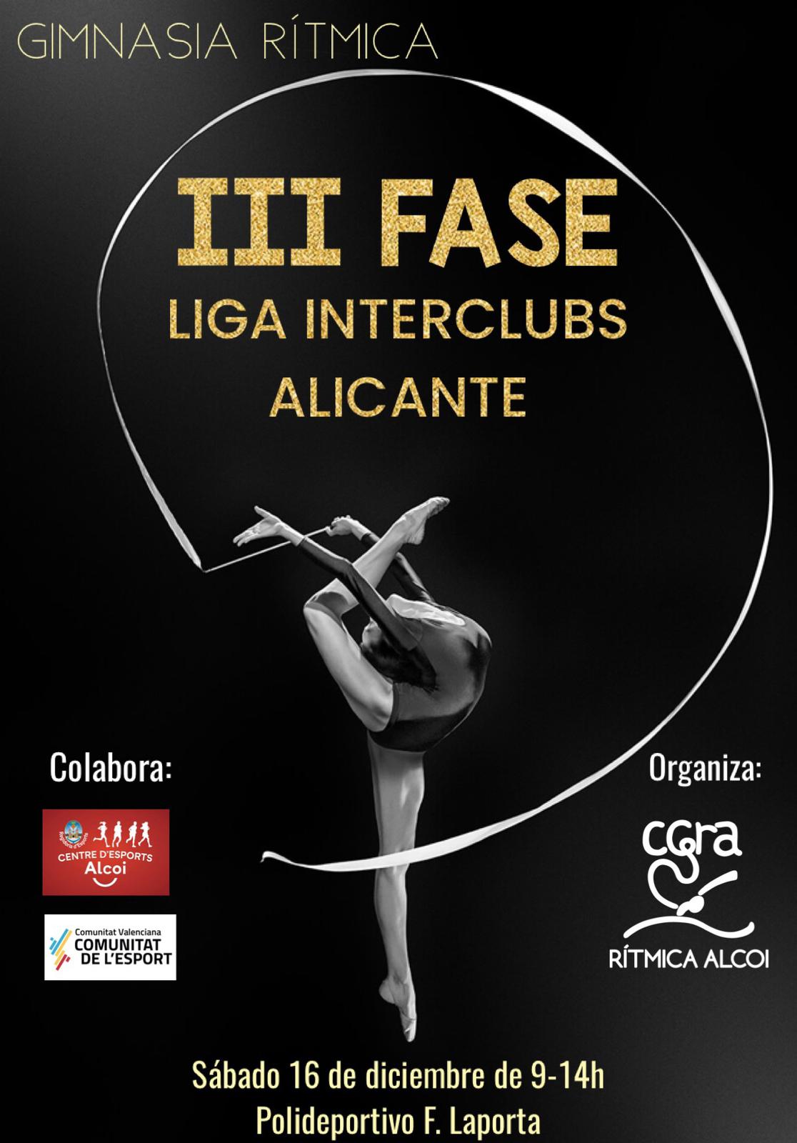 Cartel III Fase Liga Interclubs Alicante