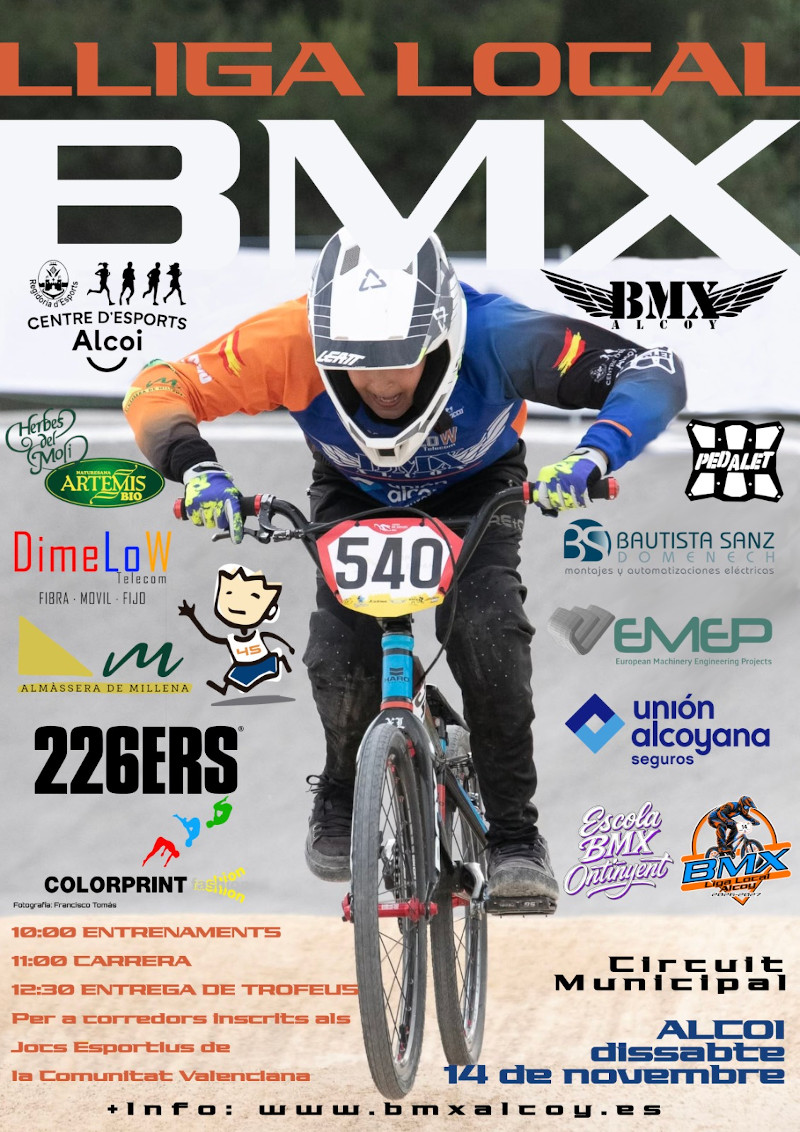 Cartel Liga Local BMX