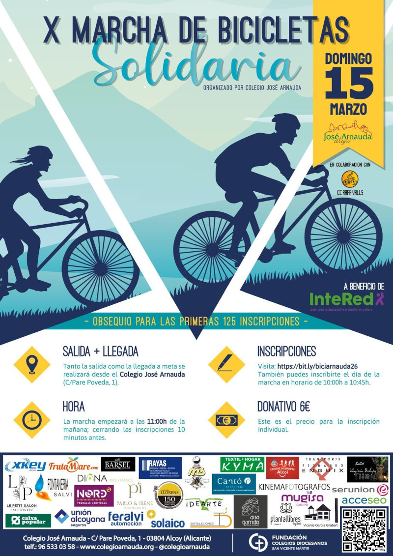 Cartel Marcha bicicletas