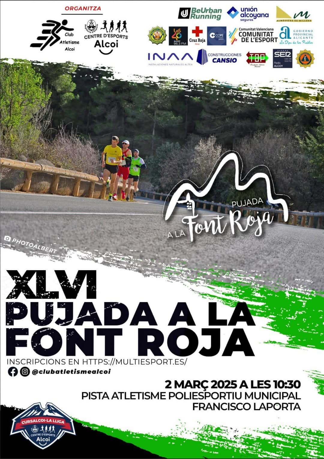 Cartel Pujada a la Font Roja 2025