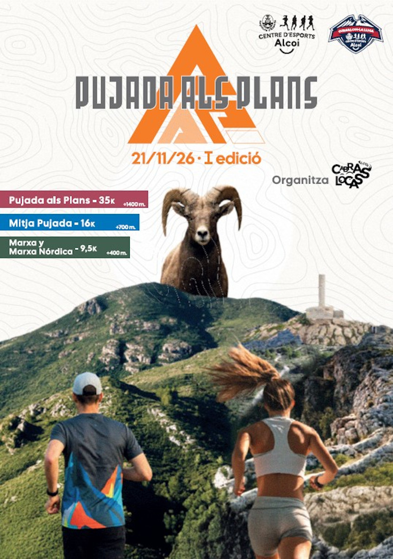 Cartell Pujada als Plans