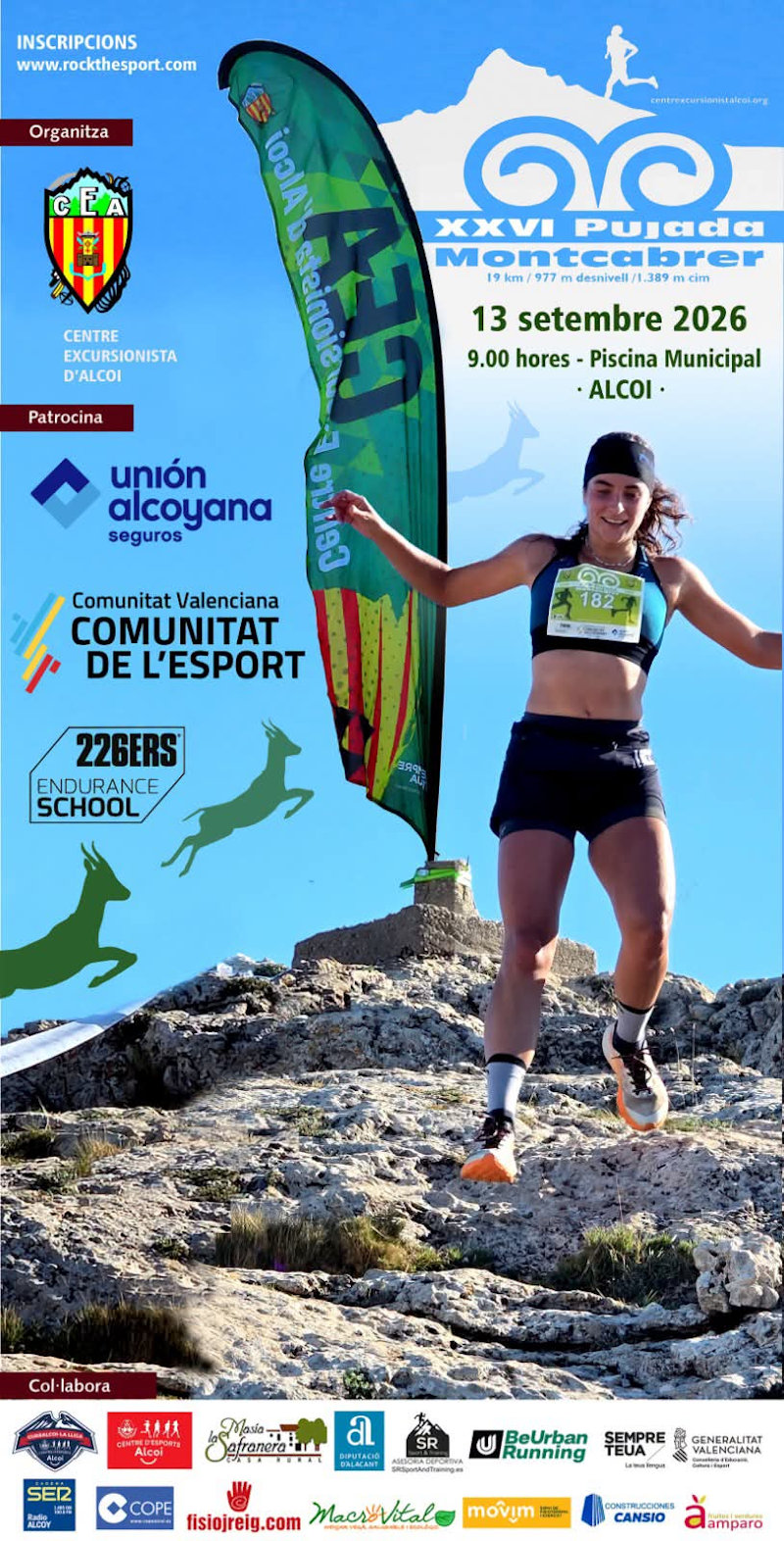 Cartell pujada al Montcabrer