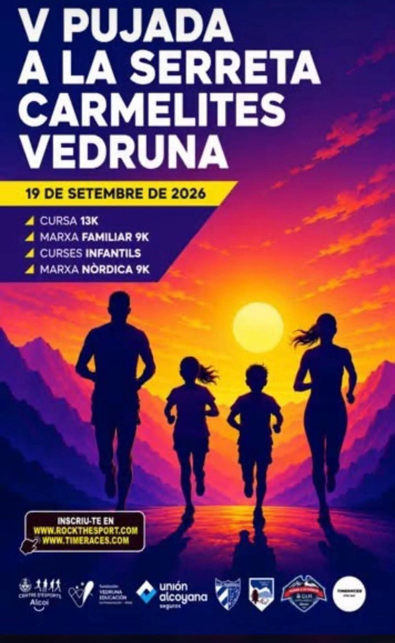 Cartell pujada serreta carmelites