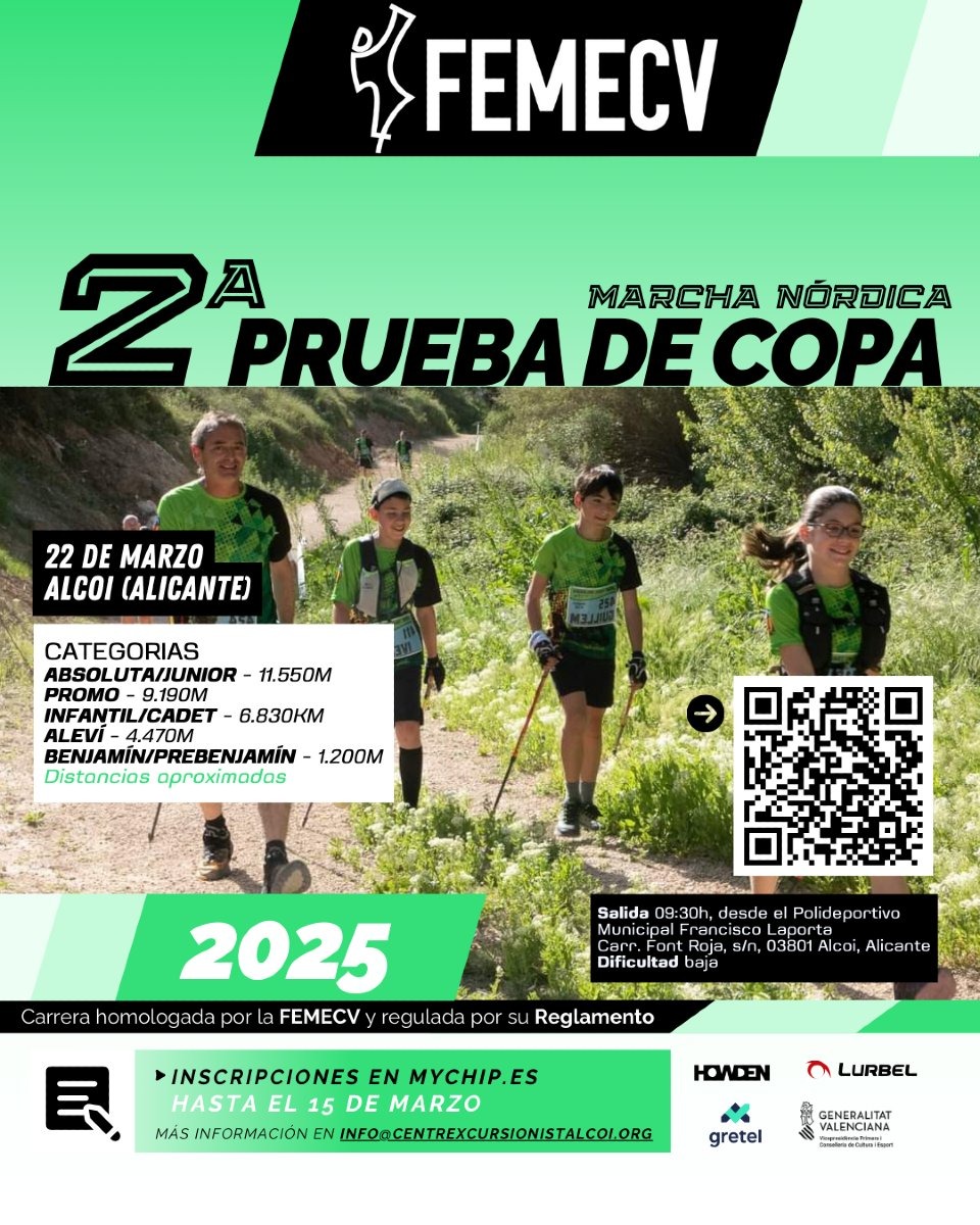 Cartel Prueba Copa Marcha Nórdica