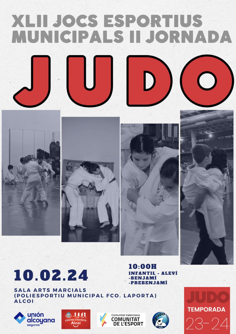 Cartell XLII Jocs Esportius Municipals II jornada judo