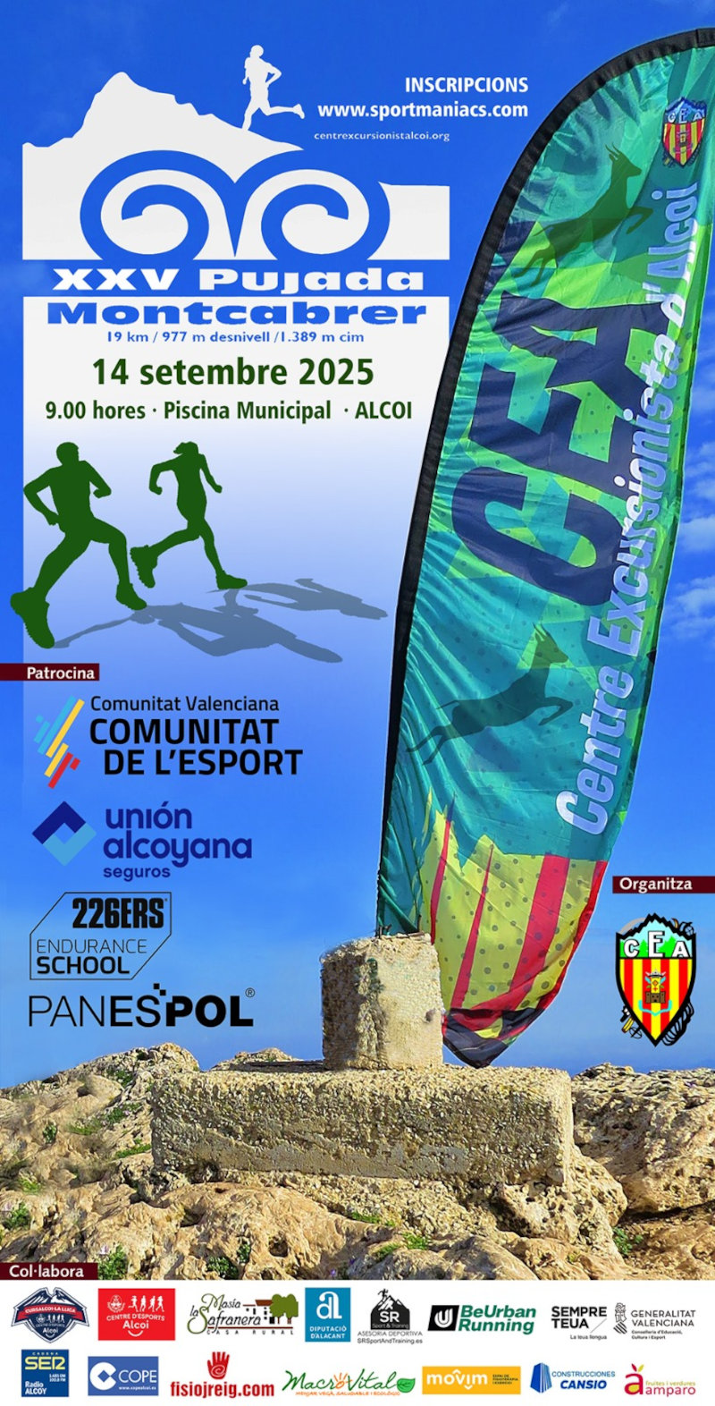 Cartel Subida Montcabrer