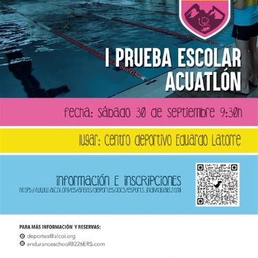 Cartell I Prova Escolar Acuatlón