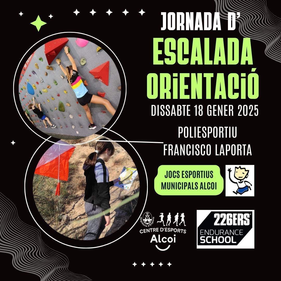 Cartel Jornada de Escalada y Orientación