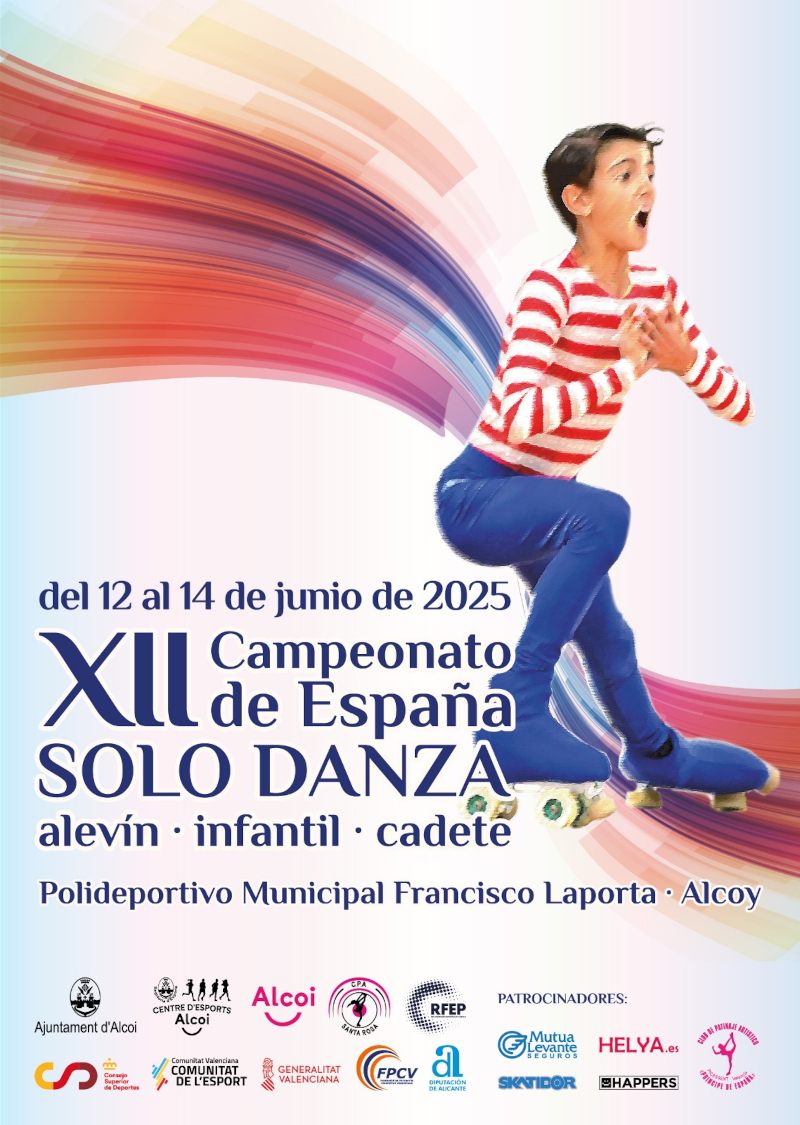 cartel campeonato patinaje