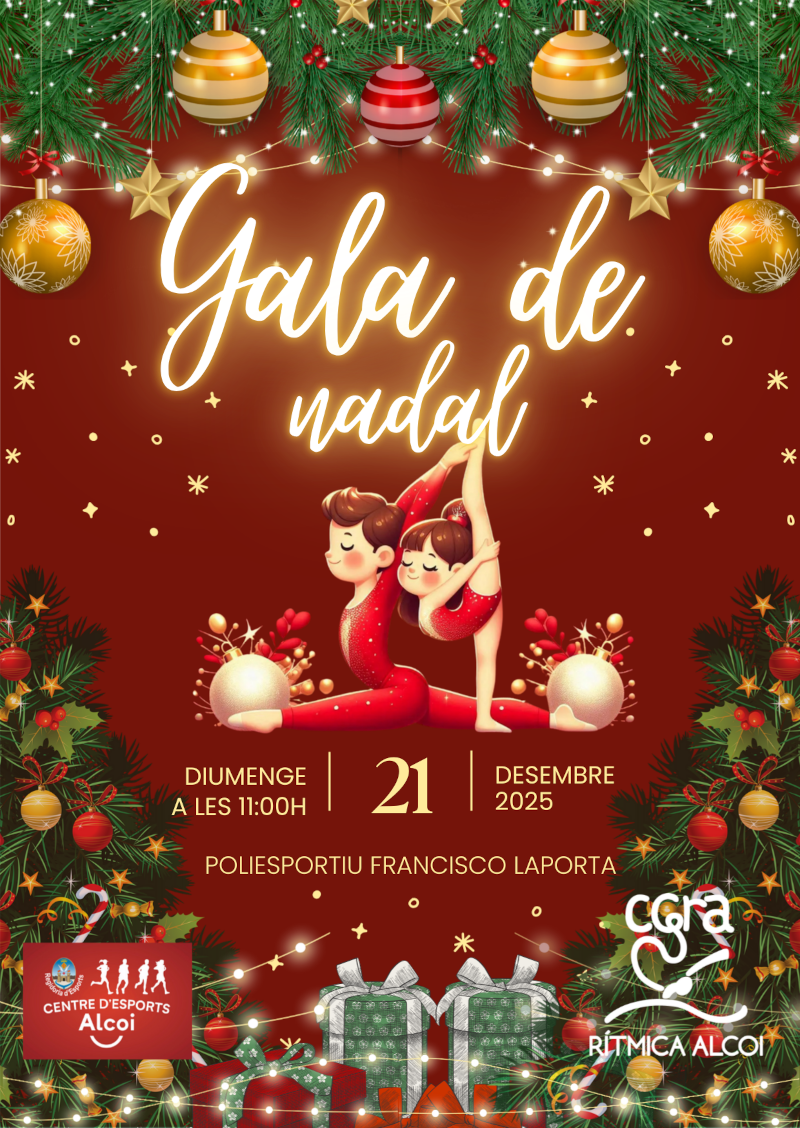 Cartell Gala Gimnàstica Rítmica Alcoi