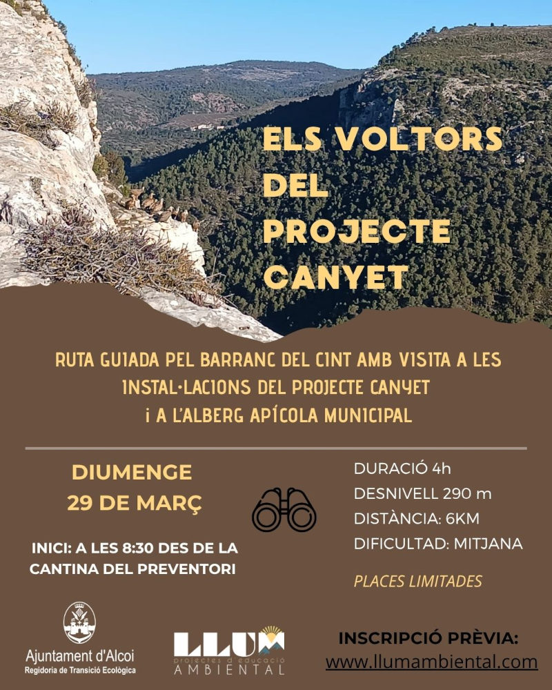 Cartel visita buitres explicación detallada en la noticia