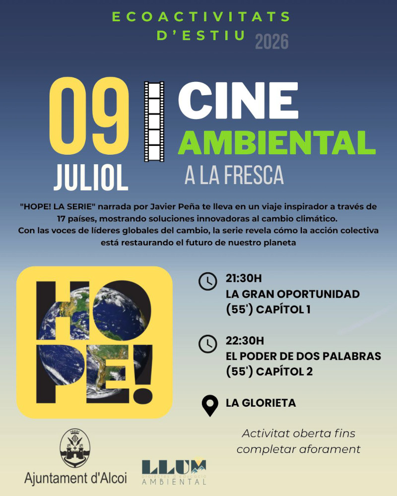 Cartel cine ambiental 9 de julio explicación detallada en noticia