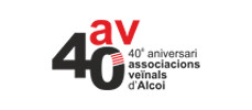 Banner 40 aniversari Associacions Veïnals d'Alcoi