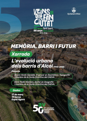 Cartell 50 Aniversari - Xarrada CAEHA 17 de març