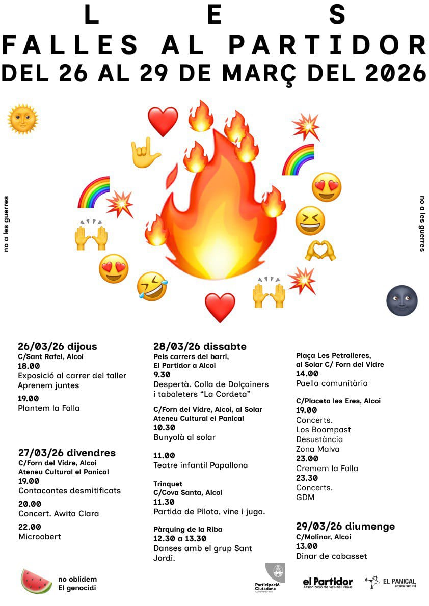 Cartell Festes Partidor 2026