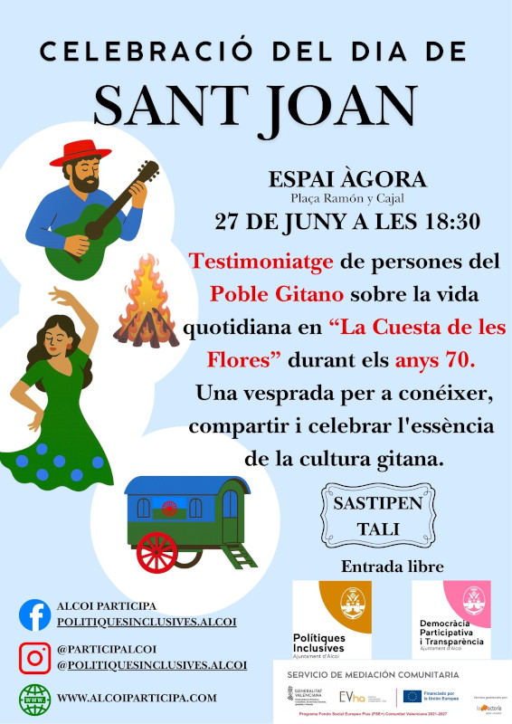 Cartell celebració dia Sant Joan