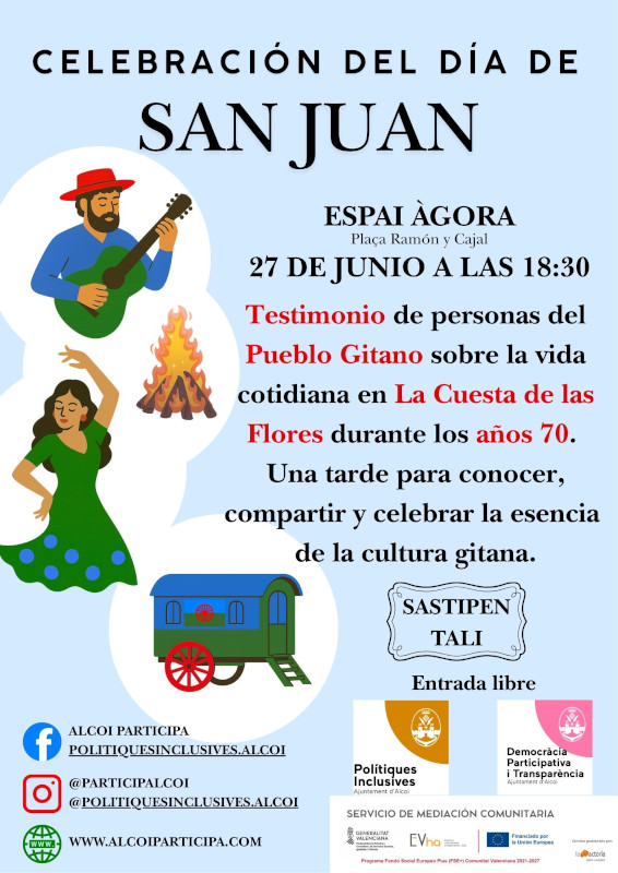 Cartel celebración día San Juan