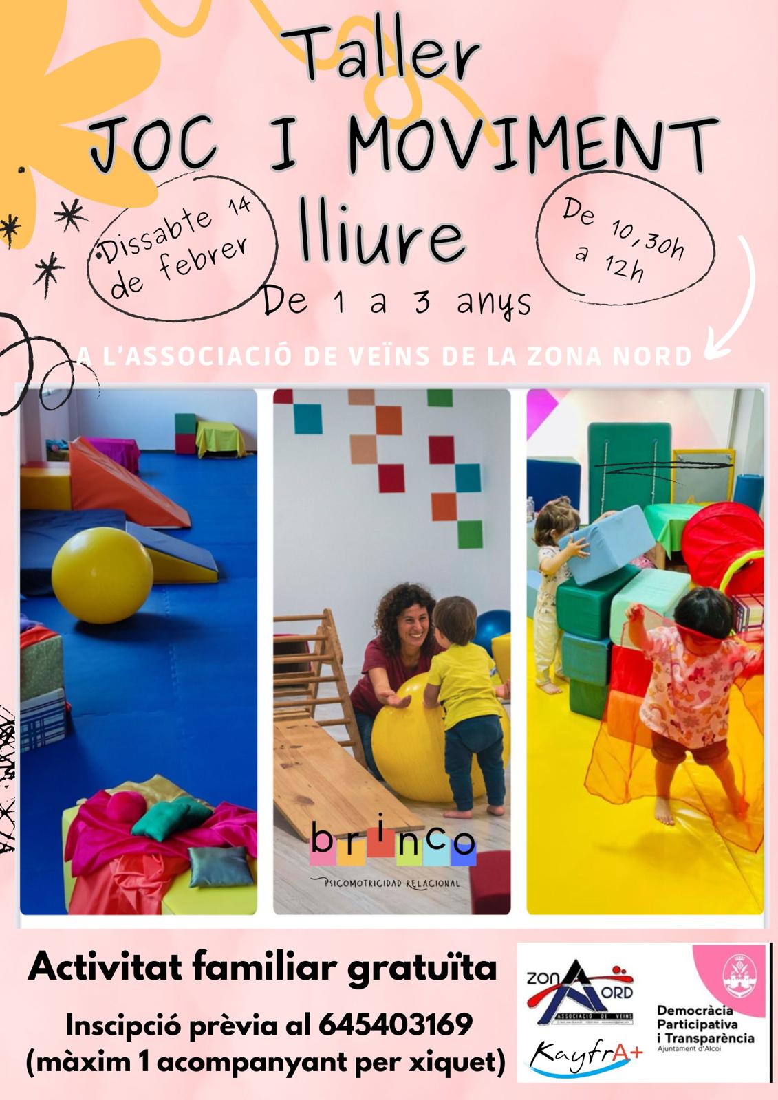 Cartell taller joc i moviment