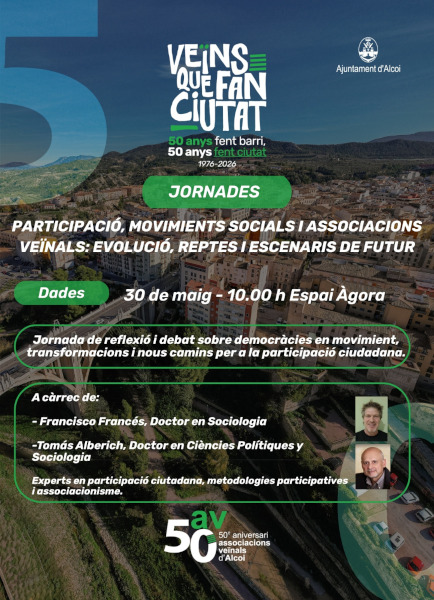 Jornada: participació, moviments socials i associacions veïnals