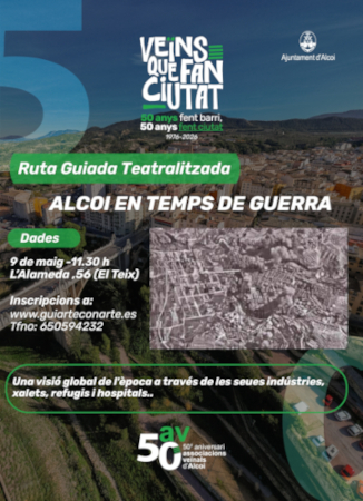 Ruta guiada Alcoi en temps de guerra