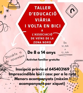 Cartel taller Educación vial